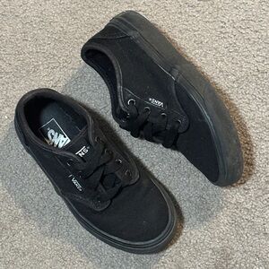 Vans All-Black Canvas Shoes